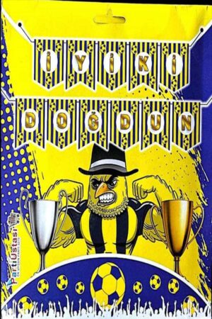 10'LU ALIM FENERBAHÇE  İYİKİ DOĞDUN KARTON FLAMA