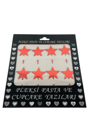 KIRMIZI YILDIZ PLEKSİ KÜRDAN 8'Lİ