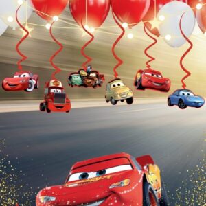 CARS KAREKTERLİ 6’lı LÜKS TAVAN SÜSÜ