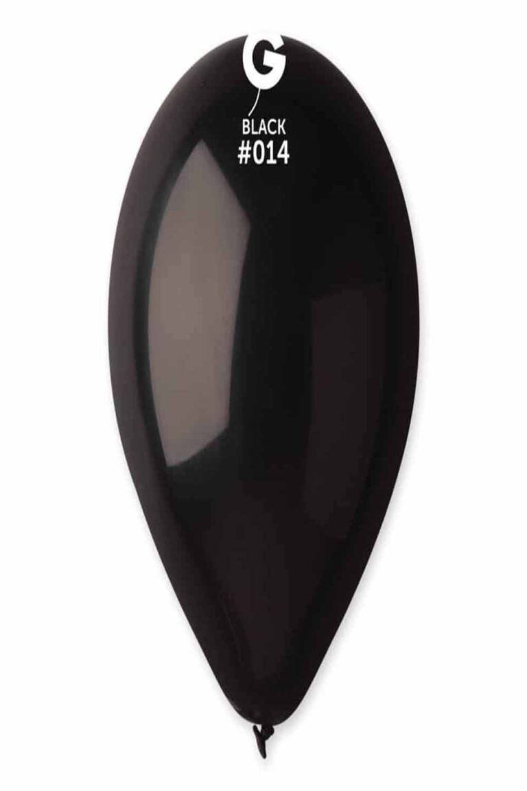 10” BLACK GEMAR PASTEL BALON