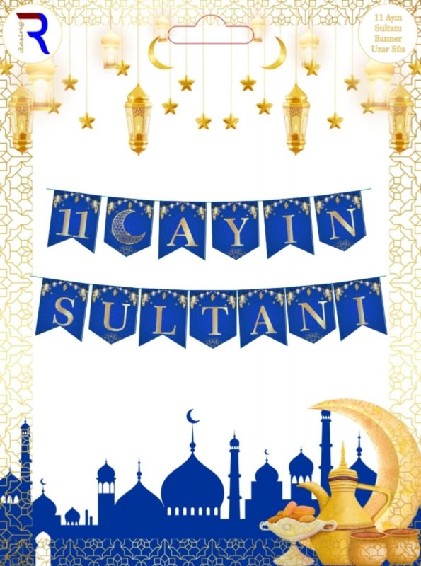 11 AYIN SULTANI MAVİ RAMAZAN BANNER