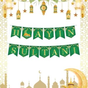 11 AYIN SULTANI YEŞİL RAMAZAN BANNER