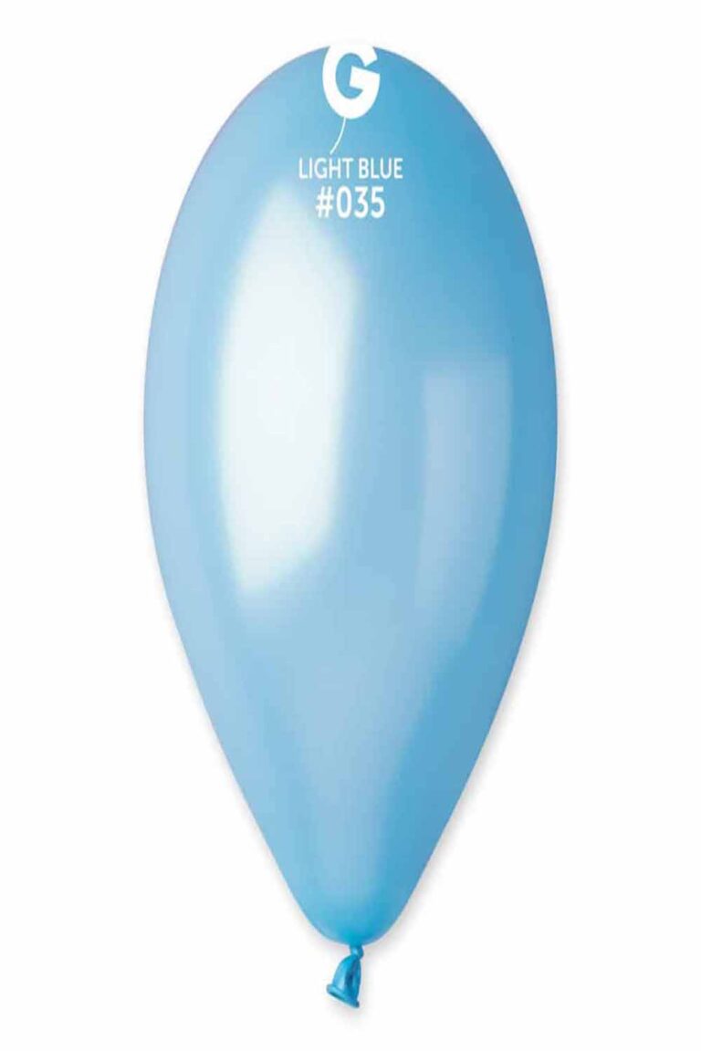 11'' LIGHT BLUE GEMAR METALİK BALON