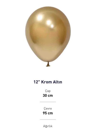 Krom Balon 50'li