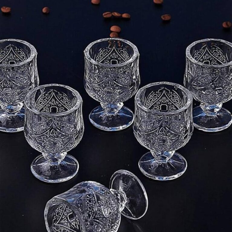 KÜÇÜK DESENLİ 6'LI KADEH ADET FİYATI