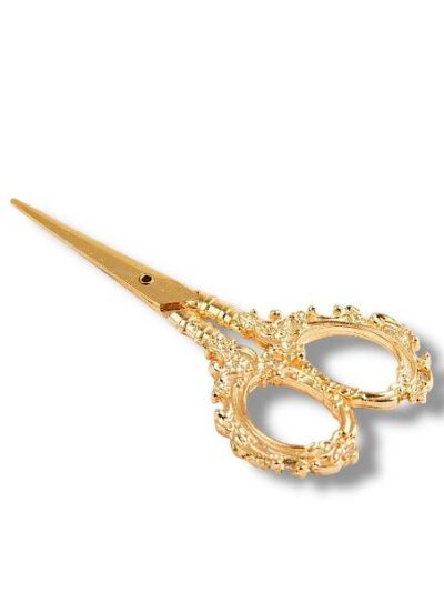 Gold - Gümüş Antik Metal Makas 