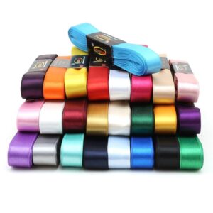 2 CM SATEN ŞERİT 10 METRE - 5 TOP