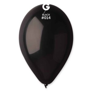 10” BLACK GEMAR PASTEL BALON