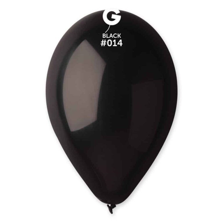10” BLACK GEMAR PASTEL BALON