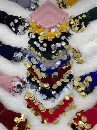25×25 ŞİFON PULLU HALAY MENDLİ 8 RENK