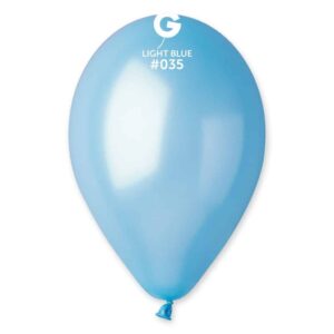 11'' LIGHT BLUE GEMAR METALİK BALON