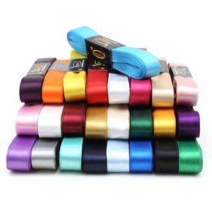 2 CM SATEN ŞERİT 10 METRE - 5 TOP