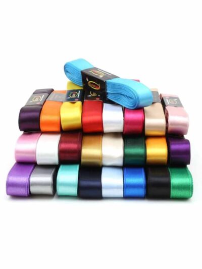 2 CM SATEN ŞERİT 10 METRE - 5 TOP