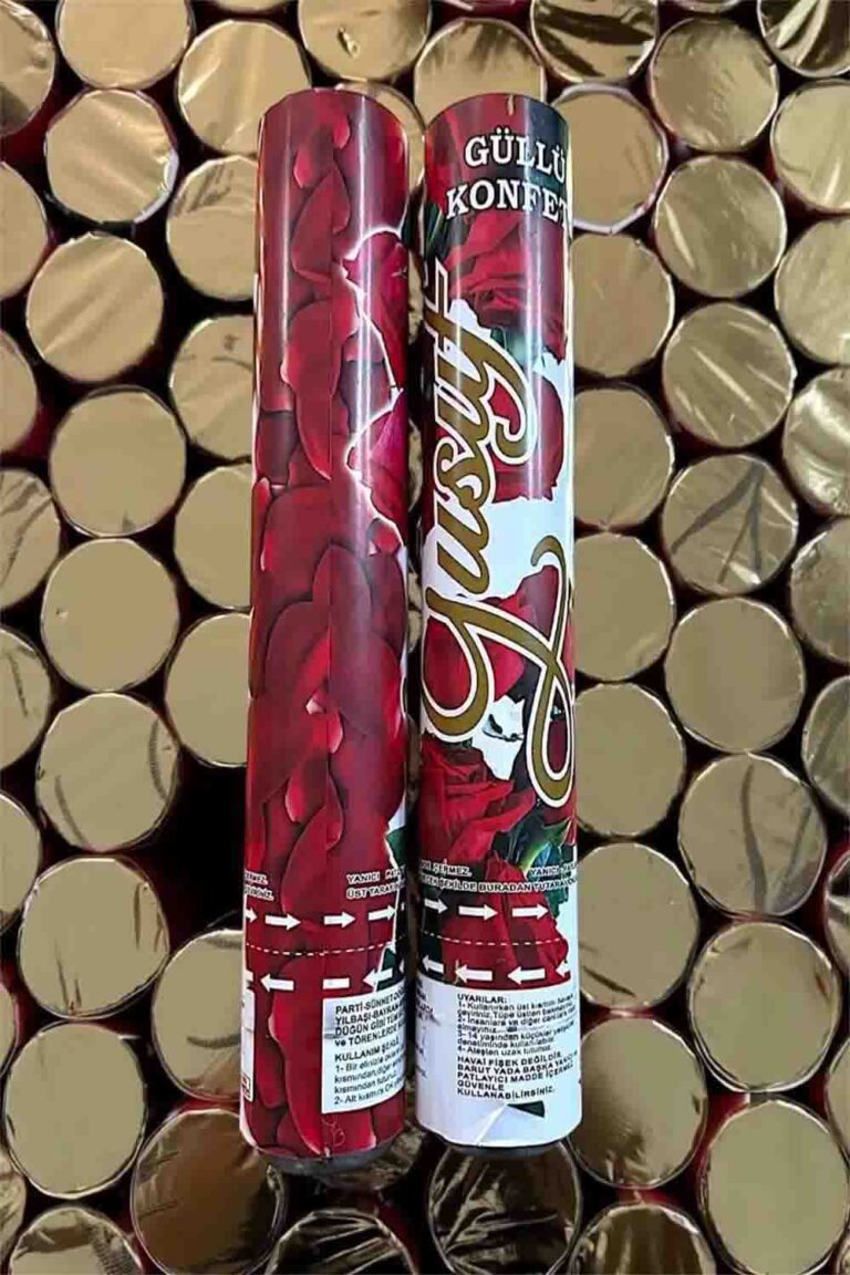 TEKLİ ALIM GÜLLÜ KONFETİ 30 CM