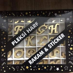 PLEKSİ HARF STANDI 600’LÜ GOLD