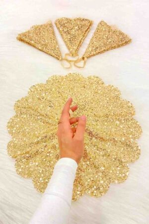 40x40 PULLU DESENLİ HALAY MENDİLİ 9 RENK - Görsel 3