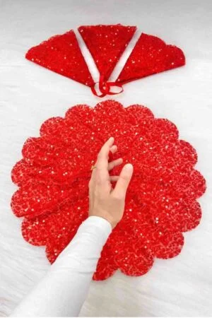 40x40 PULLU DESENLİ HALAY MENDİLİ 9 RENK