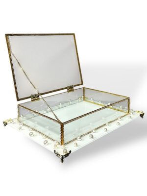 İNCİM MODEL LÜKS TAŞLI 20X30 KAPAKLI KUTU