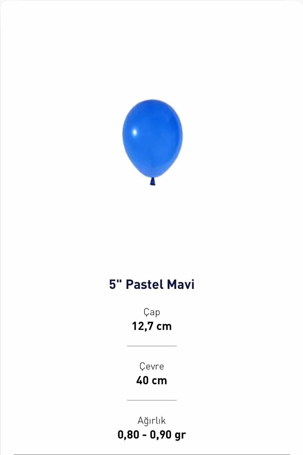 5 PASTEL MAVİ
