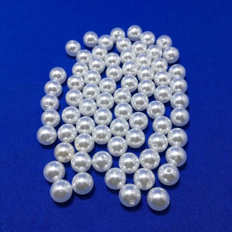 8 MM BEYAZ İNCİ BONCUK SÜSLEME MALZEMESİ 500 GR