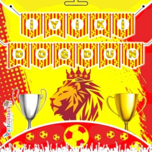 10'LU ALIM GALATASARAY  İYİKİ DOĞDUN KARTON FLAMA