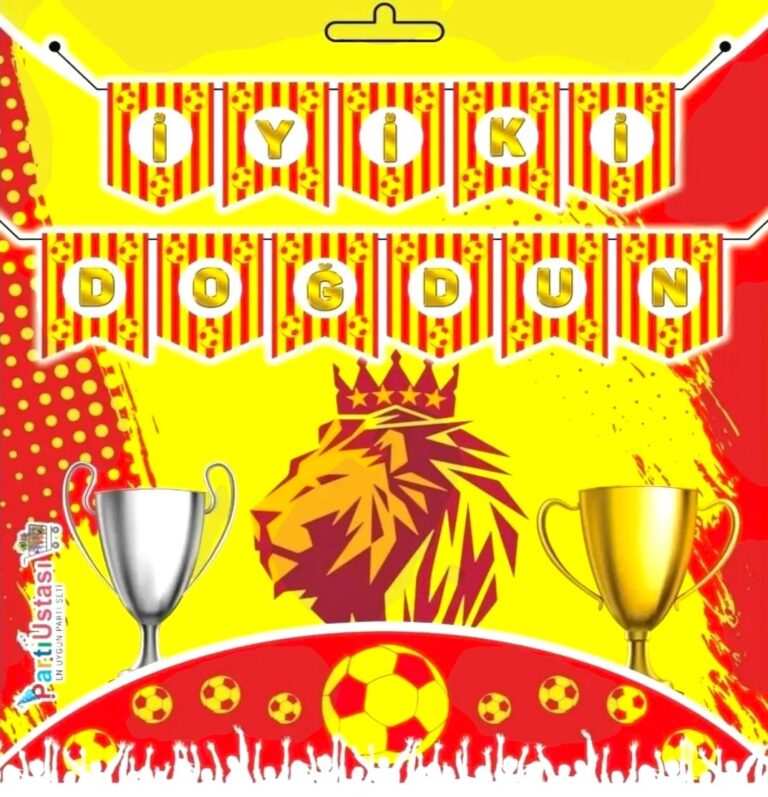 10'LU ALIM GALATASARAY  İYİKİ DOĞDUN KARTON FLAMA