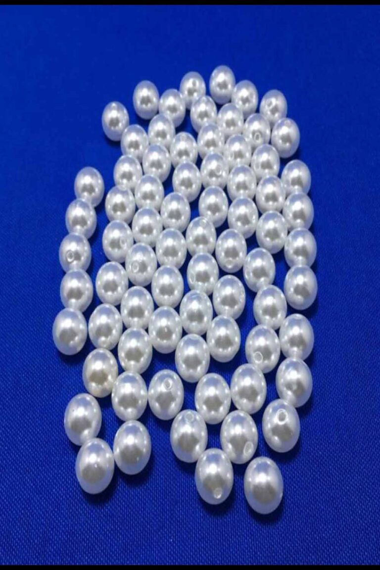 8 MM BEYAZ İNCİ BONCUK SÜSLEME MALZEMESİ 500 GR