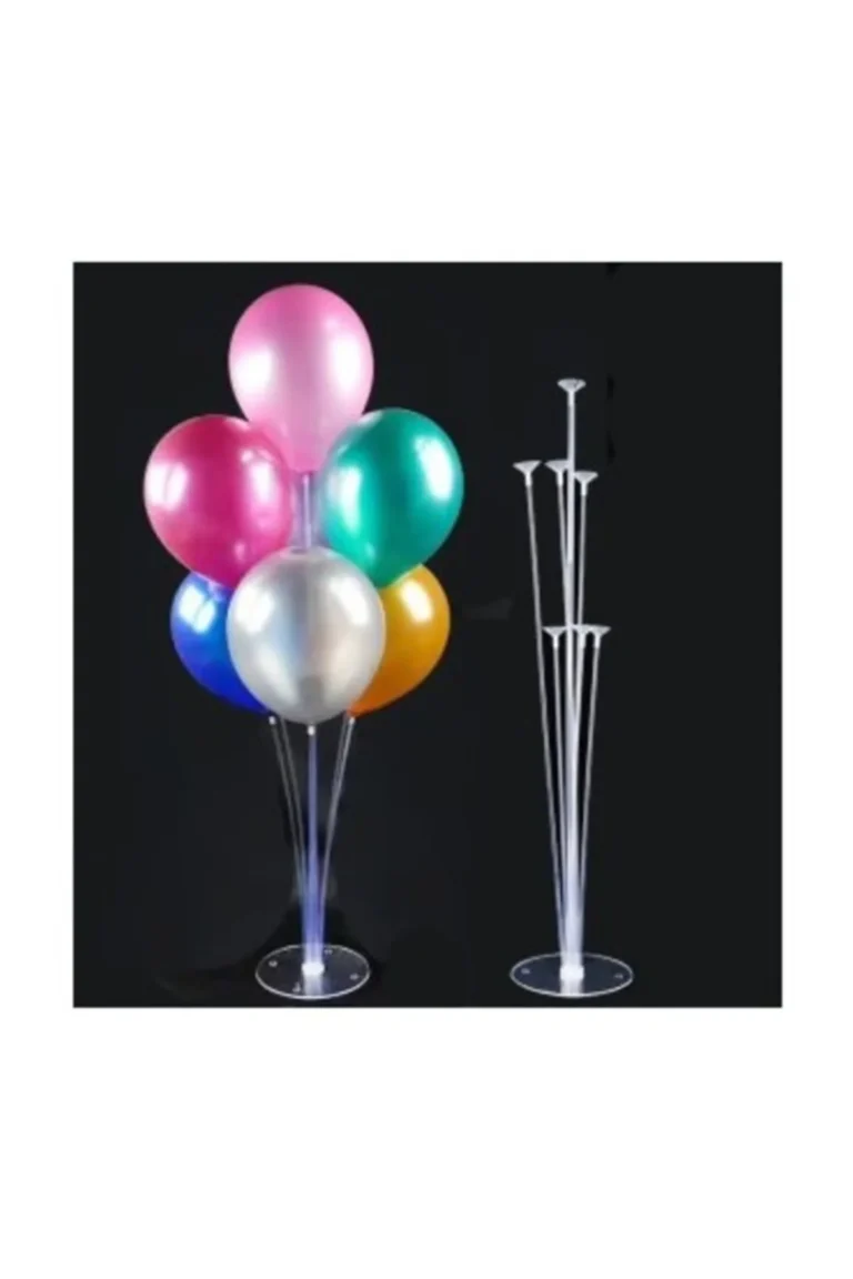 ŞEFFAF BALON STANDI 7'Lİ