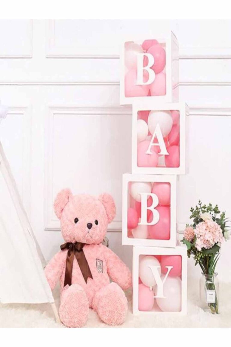 BABY YAZILI ŞEFFAF KUTU 25X25