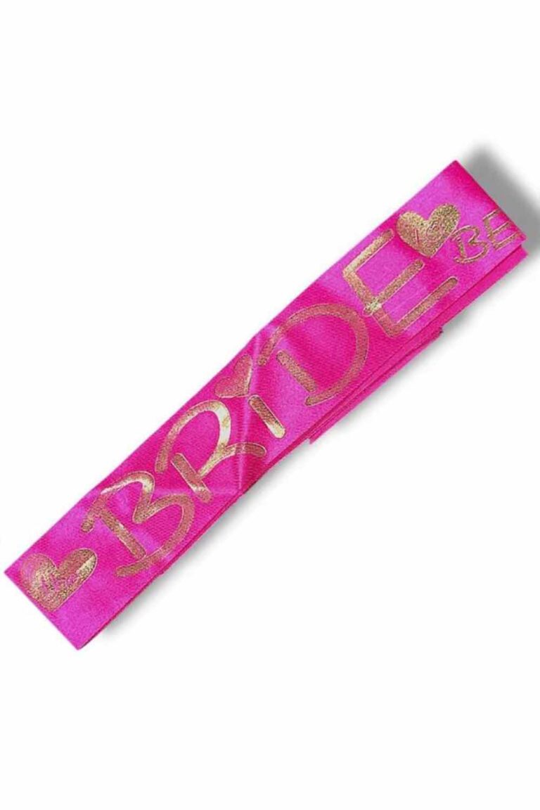 BRİDE FUŞYA ÜZERİ GOLD İŞLEME