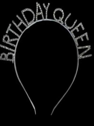 GOLD BİRTDAY QUEEN TAÇ TAŞLI