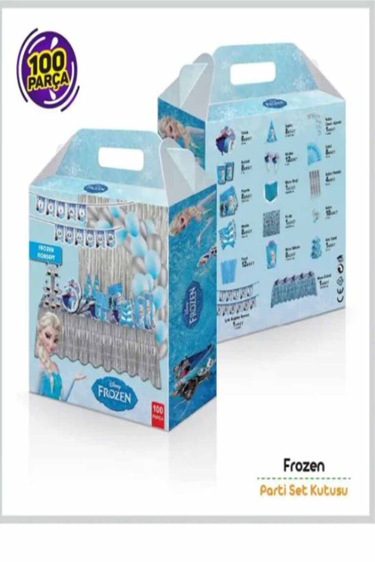 FROZEN KONSEPT PARTİ SETİ 100 PARÇA