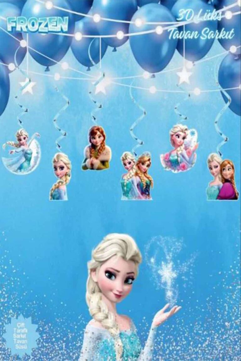 FROZEN KAREKTER  6’lı LÜKS TAVAN SÜSÜ