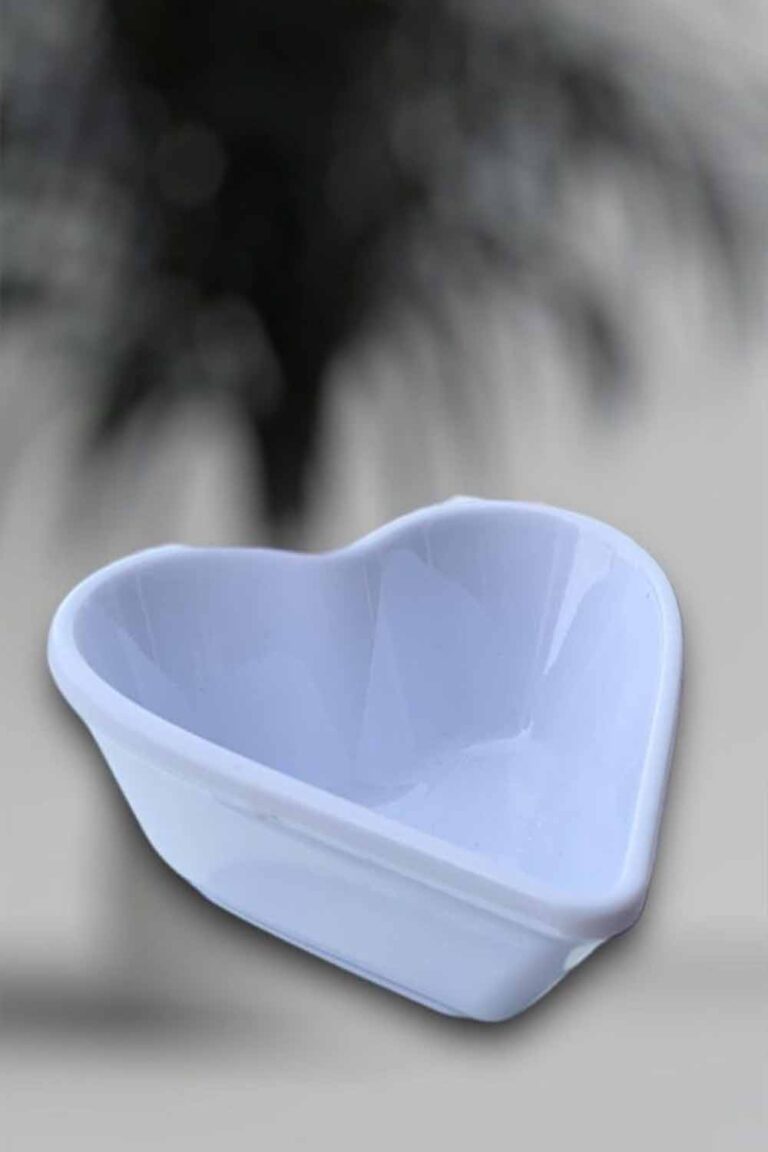 PLASTİK KALP MODEL LOKUMLUK