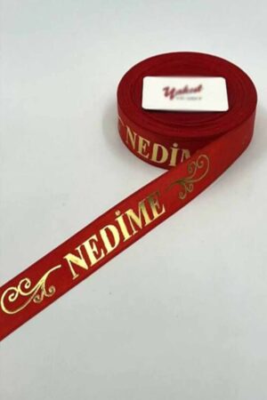 GOLD BASKILI NEDİME KOLLUK 50 METRE KIRMIZI