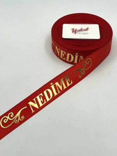 GOLD BASKILI NEDİME KOLLUK 50 METRE KIRMIZI