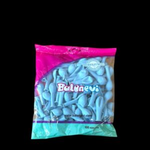 5'' MAVİ PASTEL BALON EVİ 100'LÜ