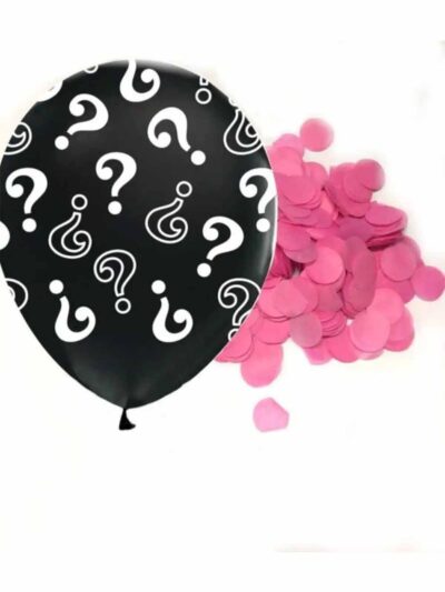 Cinsiyet Balonu Konfetili Pembe 18 İnç
