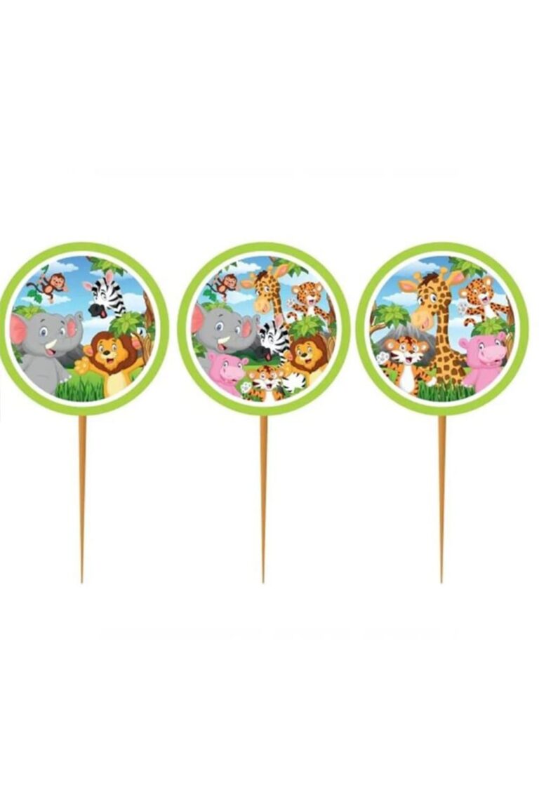 HAPPY BİRTHDAY SAFARİ KARAKTERLİ  KÜRDAN 20'Lİ PAKET