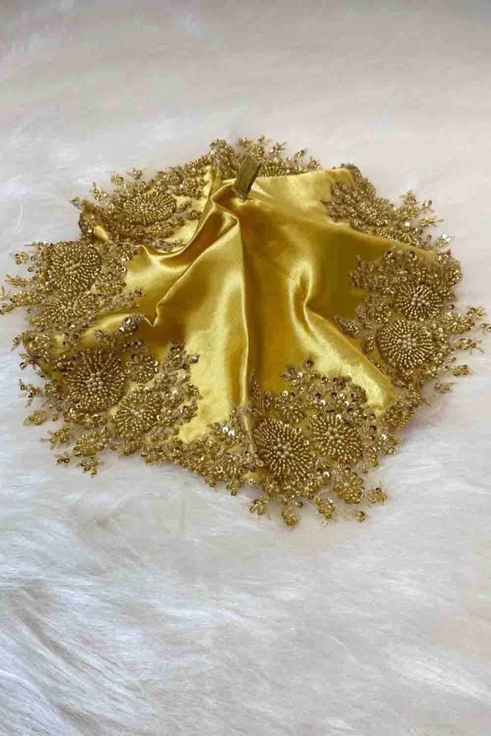 SATEN APLİKLİ GOLD