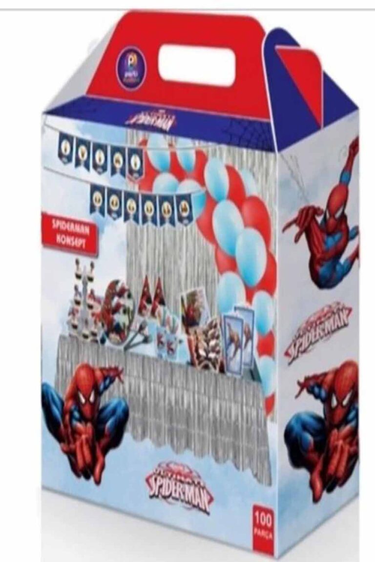SPIDERMAN KONSEPT PARTİ SETİ 100 PARÇA