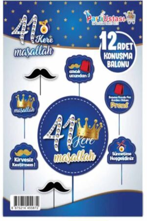 Maşaallah Konsept Konuşma Balonu 12’Lİ