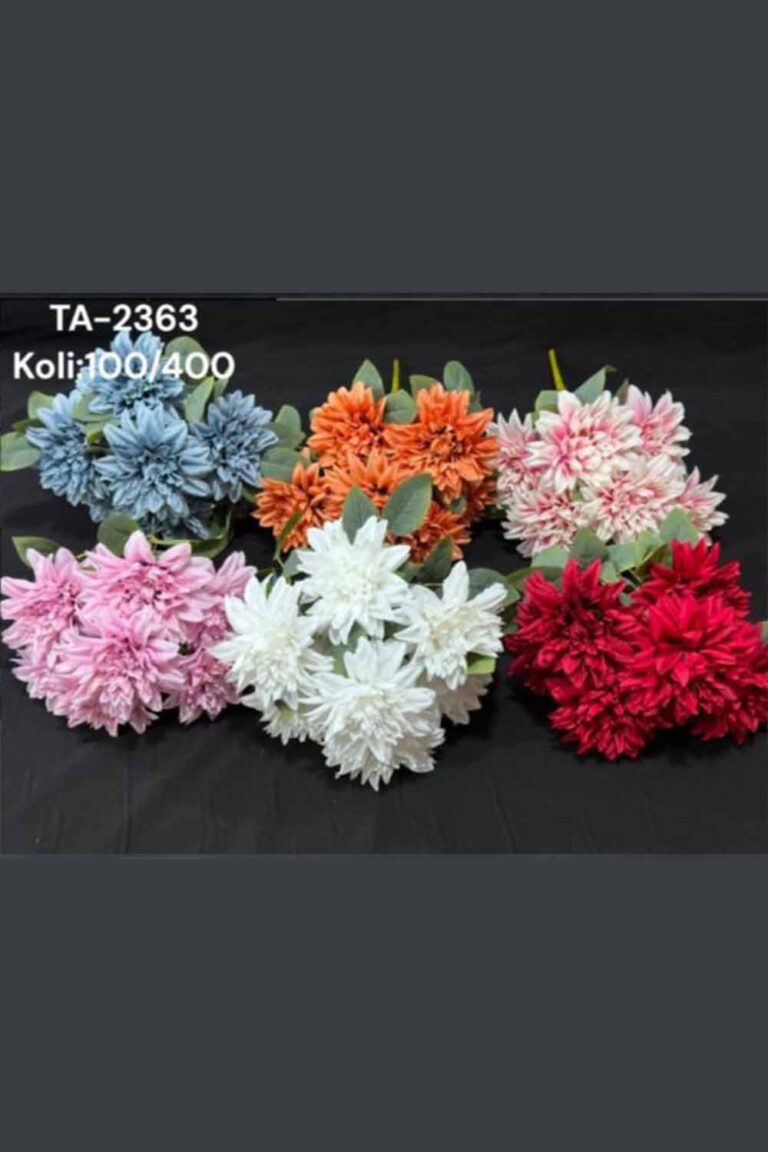 7'Lİ KRİZANTEM  YILDIZ ÇİÇEK KALİTELİ BUKET  TA-2363
