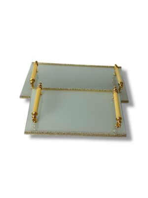 GOLD TAŞLI BEYAZ DESEN SULTAN MODEL 2'Lİ 5 MODEL - Görsel 4