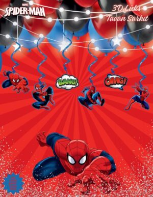 SPIDERMAN 6’lı LÜKS TAVAN SÜSÜ