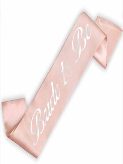 Bride To Be Gold-Gümüş-Rose Yazılı Kuşak