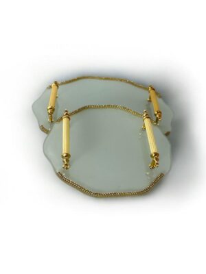 GOLD TAŞLI BEYAZ DESEN SULTAN MODEL 2'Lİ 5 MODEL