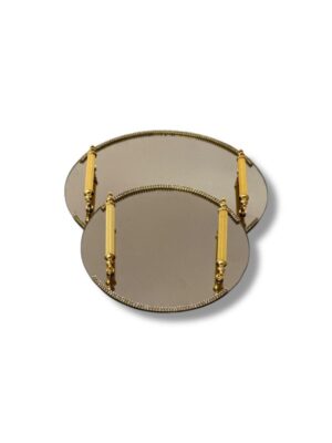 GOLD AYNA TAŞLI SULTAN MODEL 2'Lİ 5 MODEL - Görsel 4