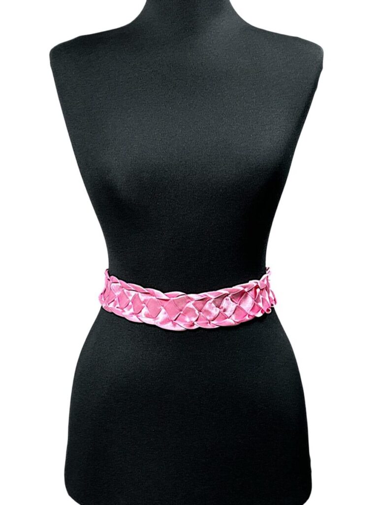 PEMBE ÖRGÜLÜ GELİN KEMERİ