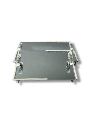 GÜMÜŞ VUSLAT MODEL 2'Lİ TAŞLI NİŞAN TEPSİ 5 MODEL - Görsel 5
